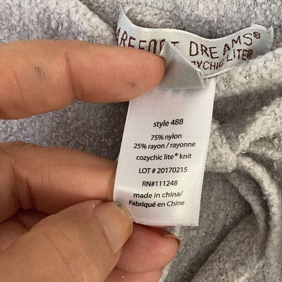 Barefoot Dreams CozyChic Lite Jogger Sleep Pants Women’s Small Light Gray - Picture 8 of 8